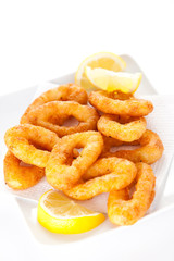 tasty fried calamari