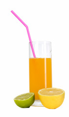 Juice and lemon fruit