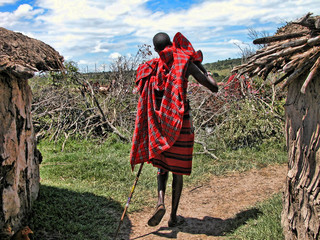 Detail of Kenya, Africa during Spring 2005