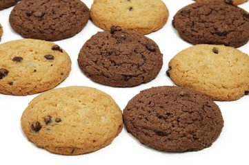 closeup of a pile of  a cookies