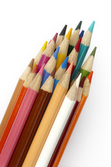 Color Pencils on the oblique