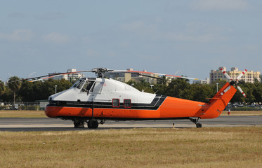 Old helicopter