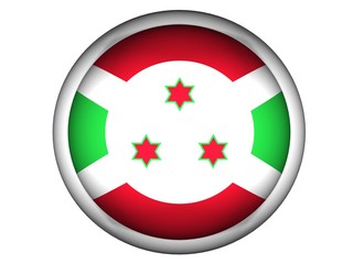 National Flag of Burundi | Button Style |