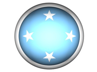 National Flag of Micronesia | Button Style |