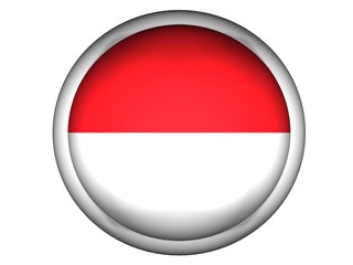 National Flag of Monaco | Button Style |