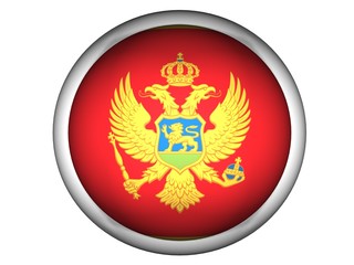 National Flag of Montenegro | Button Style |
