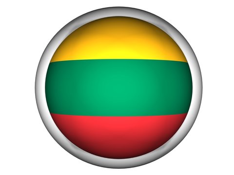recommend clip art: National Flag of Lithuania | Button Style |
