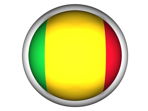 recommend clip art: National Flag of Mali | Button Style |