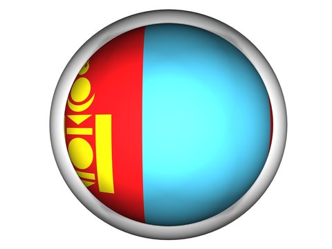 recommend clip art: National Flag of Mongolia | Button Style |