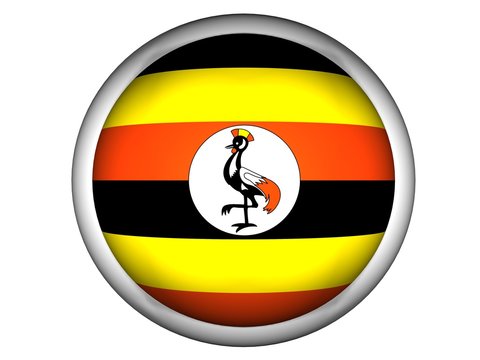 recommend clip art: National Flag of Uganda | Button Style |