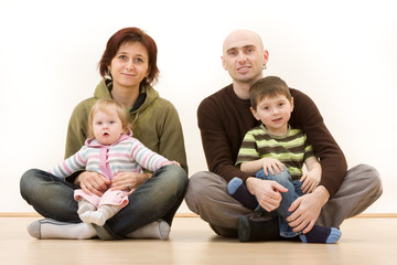 Happy family portrait