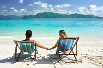 Couple on a beach