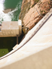 Building at Bottom of Dam