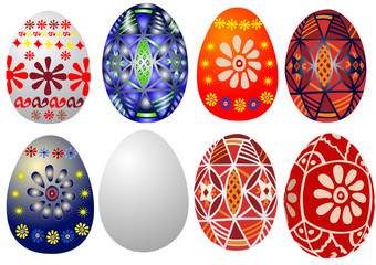 Easter Eggs - vector