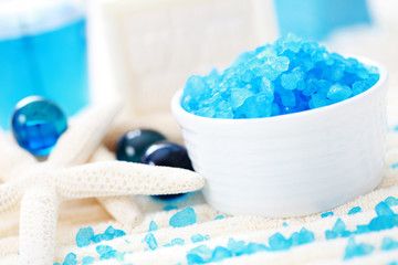 blue bath salt