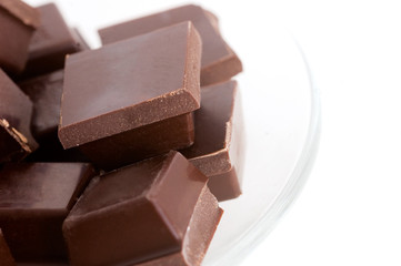plate of chocolate