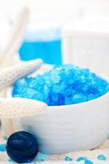 blue bath salt