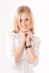 Fototapeta premium Cute young blonde