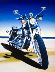 Poster de jardin Moto moto