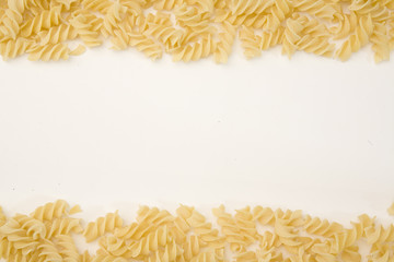 Obraz premium half frame of pasta