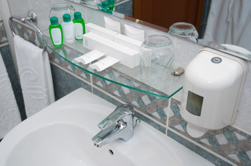 interior of bathroom