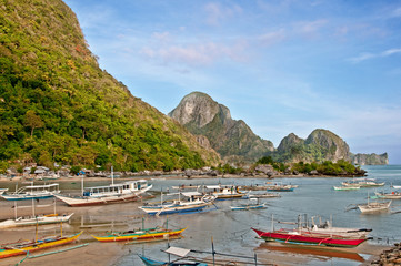 Fototapeta na wymiar Philippino łodzie