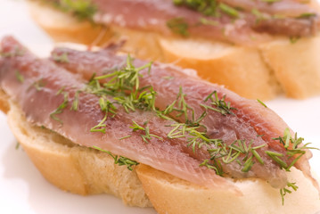 Sardellen Baguette