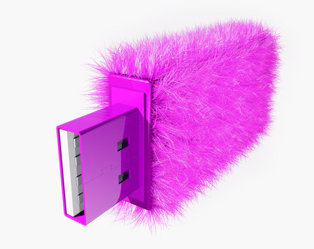 Fototapeta USB glamur