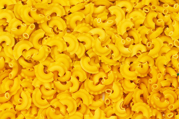 Close up of italian pasta - spiral shaped