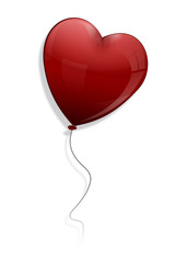 Fototapeta na wymiar Love heart ballon