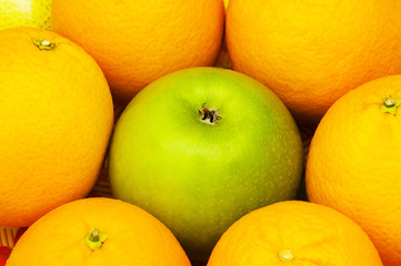 Stand out from crowd with apple and oranges