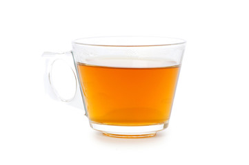 Cup of tea isolated on the white
