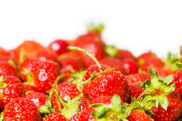 Lots of strawberries arranged as the background