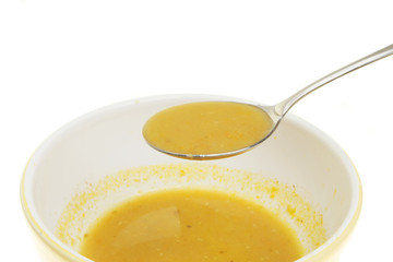 Soup and spoon