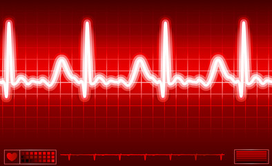 heart monitor screen