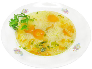vegetable soup with pasta