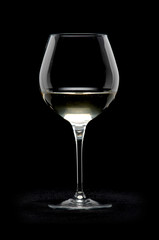 Bicchiere di vino bianco