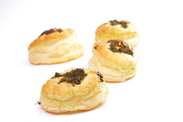 pesto pastry puffs