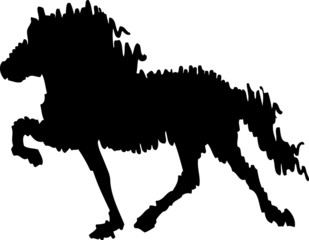 Icelandic Horse - Abstract