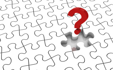 Jigsaw Puzzle Missing Piece