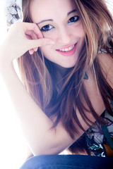 Fototapeta premium Just a smiling girl