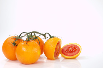 Tomatenorangen oder Orangentomaten