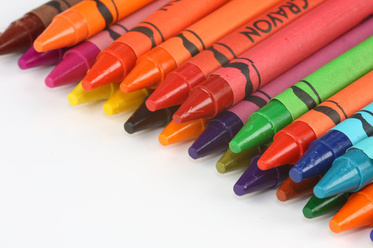 Crayons close-up