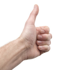 hand on white background 21