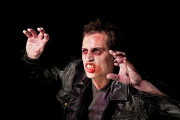 Zombie in spotlight