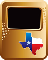 texas state bronze halftone template