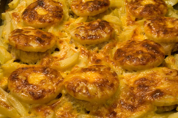 Pineapples under cheese