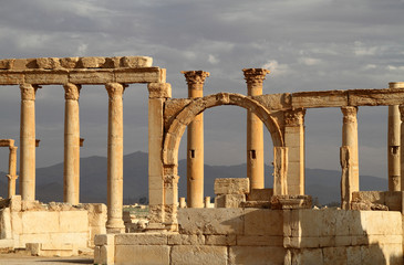 Fototapeta premium Antique ruins of Palmyra