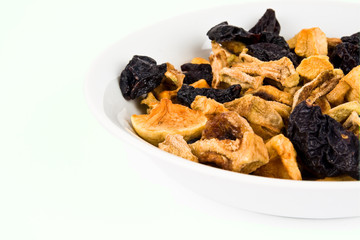 detail of dry fruit in bowl