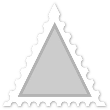 francobollo triangolare